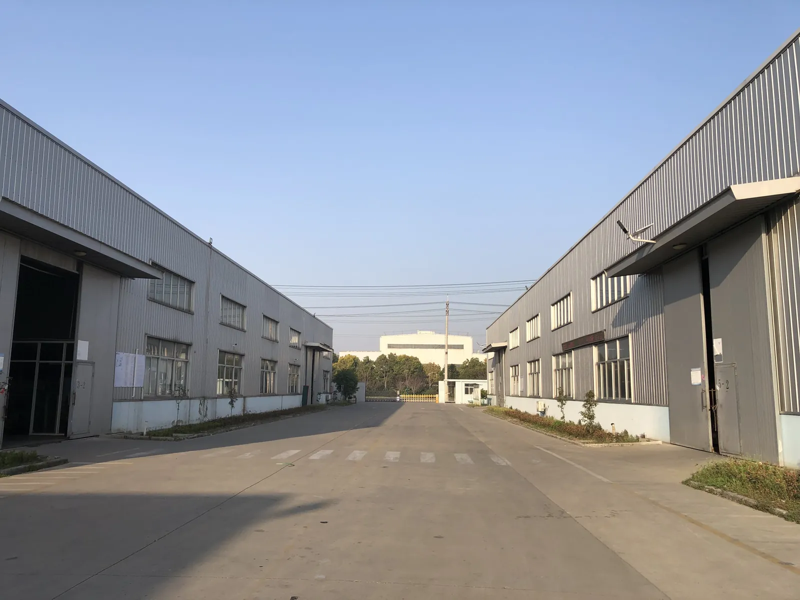 Exterior of an industrial production facility