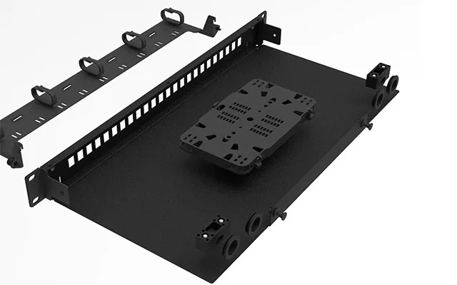 Fixed fiber splice-panel reference image