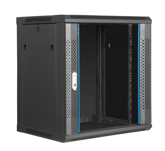 12U wall-mounted rack reference photograph